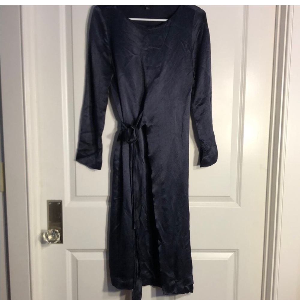 COS Textured Wrap Dress